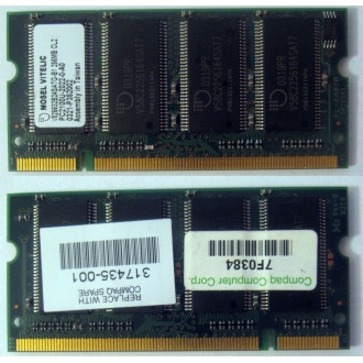 Модуль памяти 256MB DDR Memory SODIMM в Ростове, DDR266 (PC2100) в Ростове, CL2 в Ростове, 200-pin в Ростове, p/n: 317435-001 (для ноутбуков Compaq Evo/Presario) - Ростов